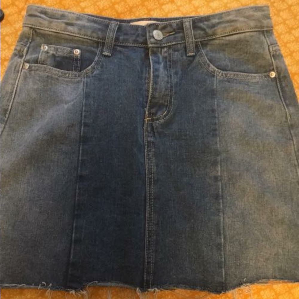 Two toned denim skirt from. new with tags